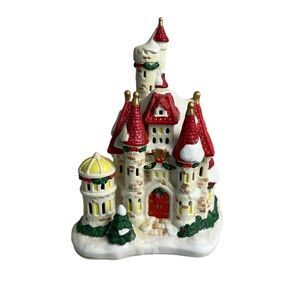 Disney Princess 2005 VTG Beauty and the Beast Light Up Castle for Xmas Village
